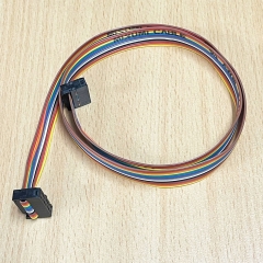 Cáp Ruy Băng IDC 14 Pin 2.54mm Pitch Female to Female Cùng Chiều Cable 10 Color 14-Pins IDC Ribbon For JTAG Programmable Controller Length 1M