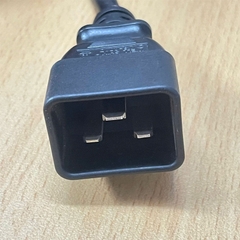 Dây Nguồn Máy Chủ Well Shin WS-003D WS-002F AC Power Cord IEC 60320 C19 To C20 3x1.5mm² 16A 250V Black Length 2.5M