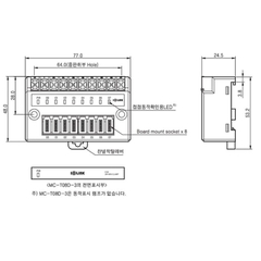 Cầu Đấu Original SAMWON ACT IOLINK MC-T08NL-3 Terminal Block