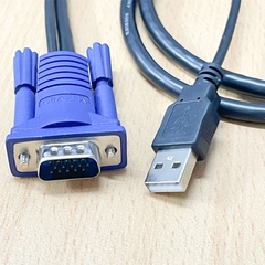 Cáp Điều Khiển 2-in-1 VGA/USB KVM Switch Cable 1.2M For USB KVM Switch VGA