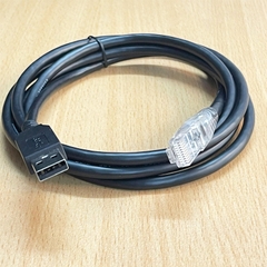 Cáp Máy Quét Mã Vạch USB Type A to RJ50 10P10C 10 Pin Male Black Length 1.8M For Máy Quét Mã Vạch Để Bàn Datamax D8890