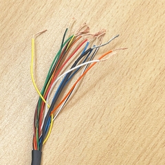 Cáp Hirose 12 Pin Female HR10A-10P-12S(73) to 12 Core Open Wire Shield Cable Dài 3M For Industrial Camera Ricoh