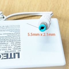 Chuyển nguồn Adapter 12V 2.5A 30W PA-1300-08T2 DC Size 5.5mm x 2.1mm forTWG870 - Wireless Voice Gateway