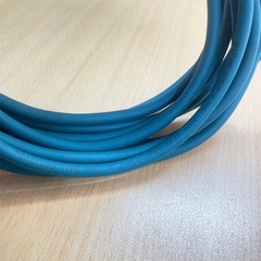 Cáp Cable M12 4 Pin D-Code Male Connector to to RJ45 Connector High Flex CAT5E Shielded Dài 5M Shielded Cable For Camera Industrial Ethernet Communication & Switch POE