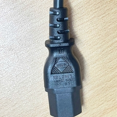 Dây Nguồn 2 Chân Tròn LINETEK LP-33 LS-60 AC Power Cord Europe Plug Schuko CEE 7/7 90 Degree to IEC320 C13 10A 250V 3x0.75mm 18AWG Dài 1.8M