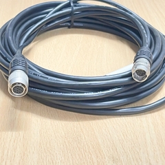 Cáp Power I/O Cable Hirose 12 Pin Female HR10A-10P-12S(73) to Hirose 12 Pin Male HR10A-10J-12P(73) Dài 7M For Industrial Basler GIGE AVT Camera