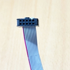 Cáp Ruy băng phẳng IDC 10 Pin 2.54mm Cái sang Serial RS232 DB9 Dương Dài 30cm 2.54 IDC 10P to IDC DB9 serial extension ribbon cable flat cable for Syringe pump communication cable