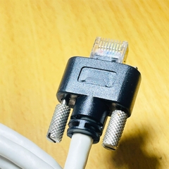 Cáp mạng công nghiệp GIGA BANDO DENSEN Cat6  Gigabit Ethernet RJ45 S/STP Screw Locking  Dài 5M  Camera Lan Gigabit Network Cable High Flex Fixed