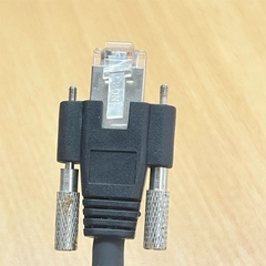 Cáp Mạng Công Nghiệp Vít Khóa Mềm Dẻo Chịu Gập Chất Lượng Cao Dài 3M CAT6 RJ45 SFTP Ethernet Cable Thumbscrew Locking Shielded For Basler GigE Data Cable industrial CCD Camera