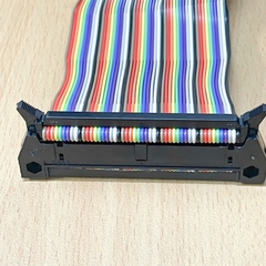 Cáp Flat Ribbon Rainbow FC-FD IDC 50 Pin 2.54mm Male to Female Dài 0.6M