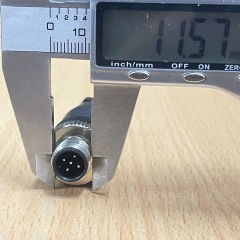 Đầu Nối M12 A-Code 5-Pin Male 5 Position Circular Connector Plug Male Pins Screw For Sensor Cable
