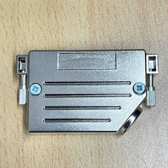 Vỏ Ốp Amphenol CONNEC 600X57037X D-Sub DB37 37 Position Two Piece Backshell Connector Silver 45° Shielded Metallized Niken Crews