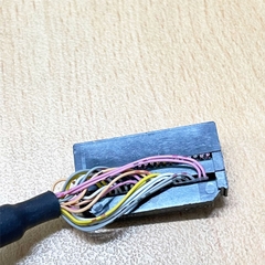 Cáp IOLINK SAMWON ACT R40H/20HH-20S-2A,1A IDC 40 Pin 2.54mm Pitch to 2 IDC 20 Pin Pitch Dài 2M For PLC XBM Breakout toSuit XBE Terminal Board