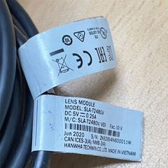 Cáp RJ12 6P6C SHIELDED to RJ45 8P8C SLA-T2480V Dài 8M Cable LENS MODULE E346485 AWM 20276 80C 30V VW-1 CARVE For Lens Camera Hanwha Techwin WISENET SLA-T2480V