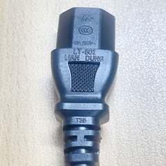 Dây Nguồn Máy Chủ Dài 2M Server LIAN DUNG 038-004-973 AC Power Cord Cable Jumper Cord IEC C20 to C13 3x2.08mm² 105°C UL in TAIWAN