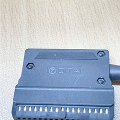 Cáp QITAI QX211-2-3000 Dài 3M CN1 IDC 34 Pin to CN2 IDC 40 Pin Pitch 2.54mm For PLC Keyence Kv Series