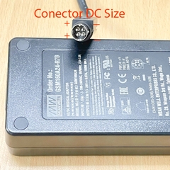 Adapter 24V 6.67A 160W Mean Well GSM160A24-R7B Connector Tip Size 4 Pin Mini Din 10mm Plug For Bosch Digital Discussion System, Medical Power Supply