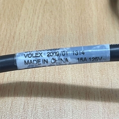 Dây Nguồn VOLEX PS204 V1625BS NEMA 5-15P To C13 AC Power Cord 15A 125V 3x2.08mm 14AWG Dài 2.5M