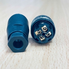 Đầu Jack M12 4 Pin A-Code Female Field Termination Connector