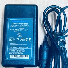 Chuyển Nguồn Adapter 24V 1.8A Huntkey ADP036-242B For Máy Thanh Toán Thẻ PAX P70-S / P78 / S78 POS Connector Size 3-Pins 10mm Mini Din