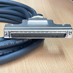 Cáp SCSI HD 100 Pin to 2 ports HD 50 Splitter Cable E108683 20276 VW-1 80C 30V 28AWG X 25PR LOW VOLTAGE COMPUTER CABLE TAIYOUNG Dài 2M