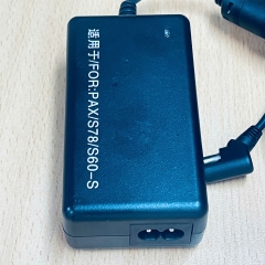 Adapter Huntkey ADP036-242B 24V 1.8A IEC C7 For Polycom Soundpoint or Printer Pos Connector Size 5.5mm x 2.5mm