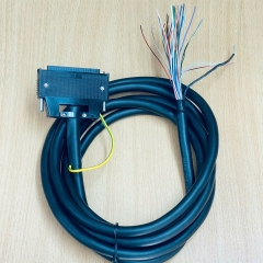 Cáp Tín Hiệu Điều Khiển A6CON1 40 Pin Female to 40 Core Dài 1M For Fujitsu Joint 40-pole Control Signal Cable PLC Mitsubishi, Omron, Yaskawa, LS.