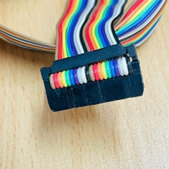 Cáp Dẹt IDC 26 Pin to IDC 20 Pin 2.54mm Pitch Flat Ribbon Cable Rainbow Color Dài 0.7M