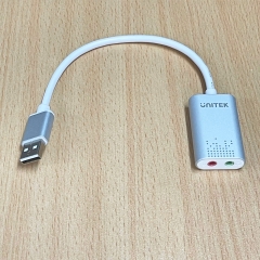 Cáp Chuyển Đổi USB2.0 -> Audio UNITEK Y-247A Dài 20Cm