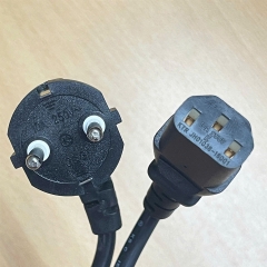 Dây Nguồn KOREA G&G KTRJHO10-16001 10A 250V 2-Prong Euro Power Cord European Schuko Power Cord CEE 7/7 to IEC320 C13 10A 250V 3x0.75mm² Length 1.5M