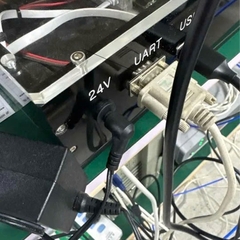 Cáp Máy In Công Nghiệp Giao Tiếp UART Serial Port RS-232C Interface Connection DB9 Female to DB9 Male Serial Black Length 1.5M With Computer