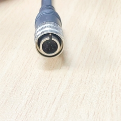 Cáp Keyence OP-87528 Control Cable Dài 5M Hirose HR10A-10TP-12P(73) 12 Pin Male to DB9 Female For Keyence 1D/2D Code Reader Scanner