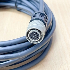 Cáp Power Cable Hirose 12 Pin Female HR10A-10P-12S(73) to 2 Core Dài 4.3M For Industrial Camera Sony CCD