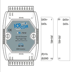 Bộ Chuyển Đổi Tín Hiệu Và Cách Ly RS-485 Repeater ICP CON ICP DAS I-7510