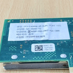 Card mạng Intel  NX-X540-T2 10G BaseT Ethernet Network Adapter PCI-Express X8 DUAL PORT 10G MSIP-RE-RN7-NX-388