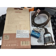 Cáp Chuyển Đổi Tín Hiệu USB to RS422/RS485 UNITEK Y-1082 Converter Adapter Cable with FTDI Chip Supports Windows 11, 10, 8, 7, XP