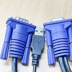 Cáp Điều Khiển 2-in-1 VGA/USB KVM Switch Cable 1.2M For USB KVM Switch VGA