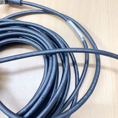 Cáp XC-M12EN-M8SR-10M-R 6H 20221230-A Dài 10M Cable M12 X-Coded 8 Pin Male 90 Degree to RJ45 GigE Vision CAT6 High Flex Ethernet Cable TAIYO E67648-WH 4P X 26AWG For Machine Vision Cognex DataMan 150/260 Series