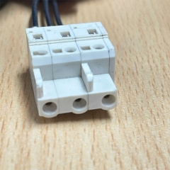 Cáp Nguồn Động Cơ DPMH-2P1 2MA-MO3 Dài 3M Cable Connector WAGO 721 3 Pin Female Molex to Molex 50-84-2042 4 Pin Female For Mitsubishi MR-J3 CNP3 Servo Amp Connector.