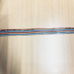 Cáp Bẹ Nhiều Màu Cầu Vồng MISUMI MAS-SFKK-SCL-20 IDC 20 Pin Dài 61M 200Ft Rainbow Color Flat Ribbon Cable 20 Wire 7/0. 127mm (AWG-28) 300V 105°C For IDC 20P Pitch 2.54mm