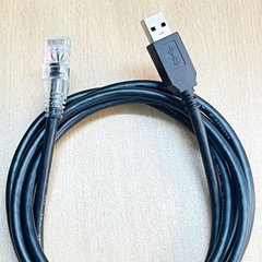Cáp Máy Quét Mã Vạch USB Type A to RJ50 10P10C 10 Pin Male Black Length 1.8M For Máy Quét Mã Vạch Để Bàn Datamax D8890