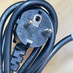 Dây Nguồn 2 Chân Tròn Vuông Góc LINETEK LP-33 LS-60 AC Power Cord Schuko CEE7 Euro Plug to C13 10A 250V 3Gx1.0mm² Dài 1.8M