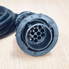 Dây Cáp Tín Hiệu SMEMA Male to Male S-Code 4 Pin Dài 2M Signal Cable For Connecting The Samsung Hanwha Patching Machine Docking Station.
