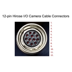 Adapter Original 12V 1.5A 18W LOADUS WQ-1812 Connector Size Hirose HR10A-10P-12S(73) 12 Pin Female Dài 10M For Basler Industrial Camera/Sony CCD Hitachi Industrial Machine Vision Camera