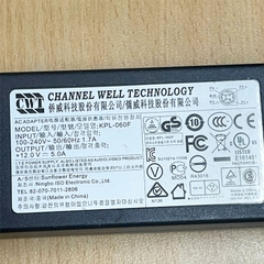 Chuyển Nguồn Adapter 12V 5A CWT KPL-060F Connector Size 4P Mini Din 10mm For Máy Chấm Công HIKVISON, Máy Ghi Ô Cứng Haikang