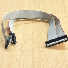 Cáp Điều Khiển Flat Ribbon Cable IDC 40 Pin 2.54mm to Y Splitter 2 IDC Flat Ribbon 20 Pin Length 0.3M