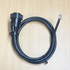 Cáp Chuyển Đổi SMEMA D-sub 14-pin Male to RJ12 6P6C RJ12 Male Plug Dongle Dài 1.8M Connect SMT Pick And Place Soldering Oven Equipment to The Production Line, Ensuring Control Signal Transmission.