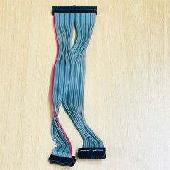 Cáp Điều Khiển Flat Ribbon Rainbow Cable IDC 40 Pin 2.54mm to Y Splitter 2 IDC Flat Ribbon 20 Pin Length 0.2M
