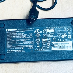 Adapter 19V 9.5A 180W TOSHIBA PA5084E-1AC3 IEC C14 Plug DC Power Connector Tip Size 4 Pin Mini Din Female 10mm Plug For All-in-One Toshiba Qosmio X75