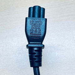 Dây Nguồn LONGWELL LP-34A LS-18 Chuẩn 2 Chân Đầu Tròn AC Power Cord Schuko CEE7 Euro Plug to C5 2.5A 250V 3x0.75mm² Length 0.9M